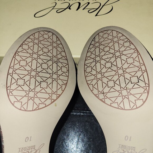 Rose Gold Badgley Mischka- Lydia Style Sparkly Bejeweled Strapped Heels- Size 10 - Picture 7 of 11